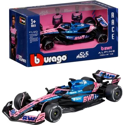 Burago Alpine F1 A525 Pierre Gasly - 1:43 - Spielzeugauto Burago Alpine F1 A525 Pierre Gasly - 1:43 - Spielzeugauto