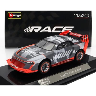 Audi S1 Hoonitron - 1:43 Blechmodellauto - Rot/Silber - Sammlerstück Audi S1 Hoonitron - 1:43 Blechmodellauto - Rot/Silber - Sammlerstück