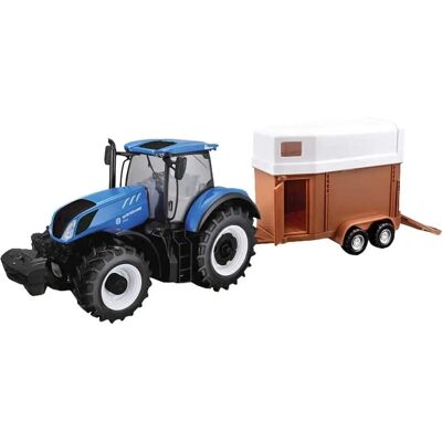 Burago N174 Farm Vehicle with Trailer - Die-cast Model Burago N174 Farm Vehicle with Trailer - Die-cast Model