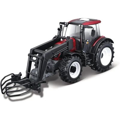 Bburago N174 metalowy traktor z ładowaczem - Traktor Bburago N174 metalowy traktor z ładowaczem - Traktor