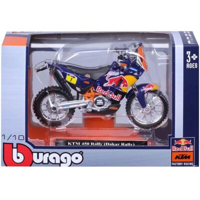 Ekspozycja motocykli Burago KTM-REDBULL 1:18 - Miniatury kolekcjonerskie Ekspozycja motocykli Burago KTM-REDBULL 1:18 - Miniatury kolekcjonerskie