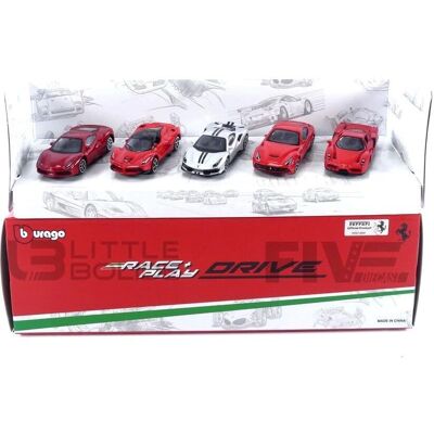 Coffret Cadeau Ferrari Bburago 1/64 - Voiture Jouet - Publicité Coffret Cadeau Ferrari Bburago 1/64 - Voiture Jouet - Publicité
