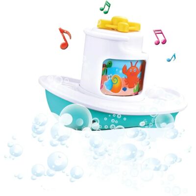 Bburago Bb Junior Splash 'n Play Music Tugboat - Tugboat Bburago Bb Junior Splash 'n Play Music Tugboat - Tugboat