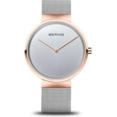 Bering Men's Watch Mesh Band Silver - Classic - Watch Bering Men's Watch Mesh Band Silver - Classic - Watch