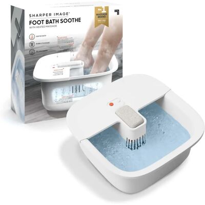 Sharper Image Elektrisch beheizbares Fußbad mit Sprudel- und Massagefunktion Sharper Image Elektrisch beheizbares Fußbad mit Sprudel- und Massagefunktion