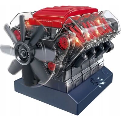 Model silnika V8 Dumel - Edukacyjna Zabawka STEM Model silnika V8 Dumel - Edukacyjna Zabawka STEM
