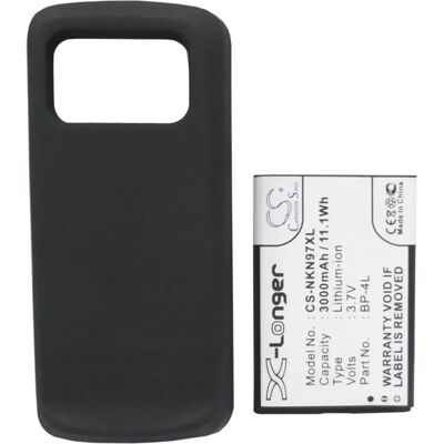Bateria Nokia N97 - 3000mAh, Czarna - Bateria Bateria Nokia N97 - 3000mAh, Czarna - Bateria