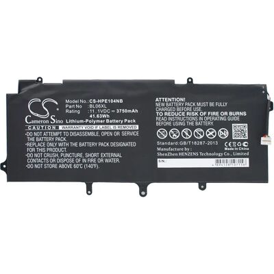 Cameron Sino HPE104NB 3750mAh Batterij - HP EliteBook 1040 G2, G1 Cameron Sino HPE104NB 3750mAh Batterij - HP EliteBook 1040 G2, G1