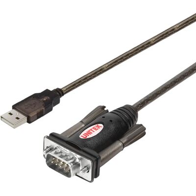 Unitek Y-105 Serienschlauch - Schwarz - 1,5 m - USB Typ-A DB-9 Unitek Y-105 Serienschlauch - Schwarz - 1,5 m - USB Typ-A DB-9
