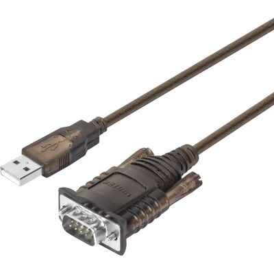 Unitek Y-108 USB Seriell Kabeladapter - Schwarz Unitek Y-108 USB Seriell Kabeladapter - Schwarz