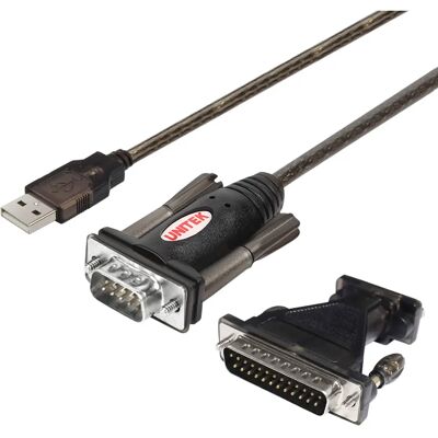 Unitek Y-105A USB Serial Adapter - Czarny Unitek Y-105A USB Serial Adapter - Czarny