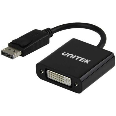 Adapter DisplayPort do DVI Unitek Y-5118AA - Czarny Adapter DisplayPort do DVI Unitek Y-5118AA - Czarny