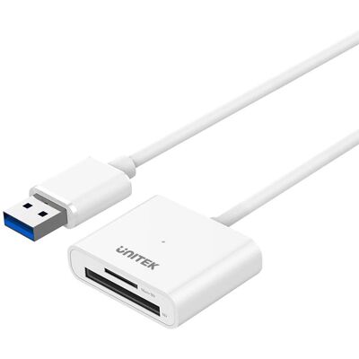 Unitek Y-9321 Kartenleser - USB 3.2 Gen 1, Weiß Unitek Y-9321 Kartenleser - USB 3.2 Gen 1, Weiß