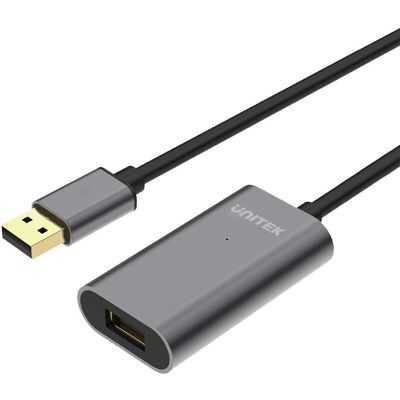 Câble USB Unitek Y-271 5m - Rallonge USB 2.0 - Publicité Câble USB Unitek Y-271 5m - Rallonge USB 2.0 - Publicité