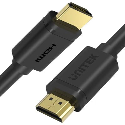 Unitek Y-C185M HDMI-Kabel - 0,5 m - Schwarz - HDMI 2.0 - 4K-Unterstützung Unitek Y-C185M HDMI-Kabel - 0,5 m - Schwarz - HDMI 2.0 - 4K-Unterstützung