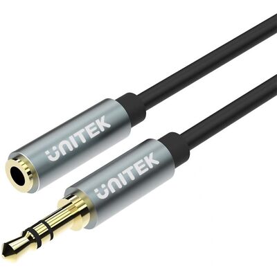 Unitek Y-C932ABK Audio Kabel - 1m - Schwarz, Grau Unitek Y-C932ABK Audio Kabel - 1m - Schwarz, Grau
