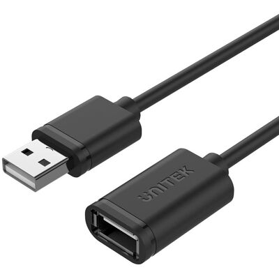 Unitek Y-C417GBK USB-kabel 3m USB 2.0 Svart Unitek Y-C417GBK USB-kabel 3m USB 2.0 Svart