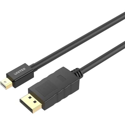 Cavo DisplayPort Unitek Y-C611BK - 2m, Nero, Supporto 4K - DisplayPort 1.2 Cavo DisplayPort Unitek Y-C611BK - 2m, Nero, Supporto 4K - DisplayPort 1.2