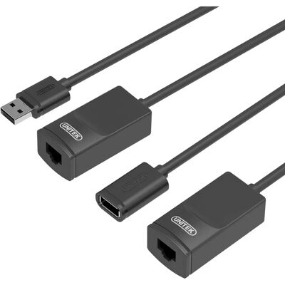 Unitek USB-Verlängerung 60m - USB 2.0 & RJ45 Unitek USB-Verlängerung 60m - USB 2.0 & RJ45