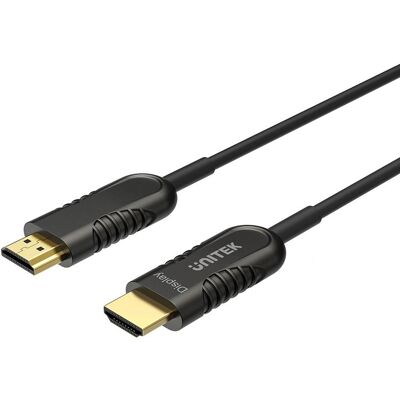 Cavo HDMI Unitek Y-C1034BK 60m - Standard HDMI 2.0 - Nero/Azzurro Cavo HDMI Unitek Y-C1034BK 60m - Standard HDMI 2.0 - Nero/Azzurro