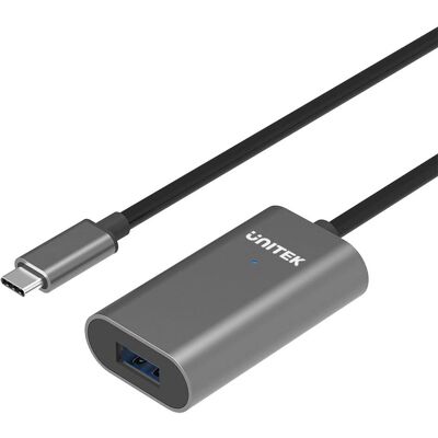 Unitek U304A USB 3.2 Gen 1 5m Kabel - Grau Unitek U304A USB 3.2 Gen 1 5m Kabel - Grau