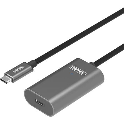 Unitek U305A USB 3.2 Gen 1 USB-C 5m Grå Unitek U305A USB 3.2 Gen 1 USB-C 5m Grå