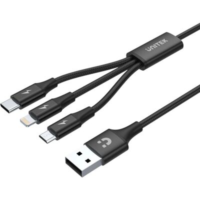 Cavo USB Unitek C14049BK - 1,2 m - USB 2.0 - Nero Cavo USB Unitek C14049BK - 1,2 m - USB 2.0 - Nero
