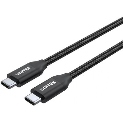 Cavo USB Unitek C14059BK - 2 M - Nero - USB Tipo-C Cavo USB Unitek C14059BK - 2 M - Nero - USB Tipo-C
