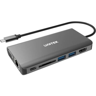 Unitek D1019A Grau USB 3.2 Dock - Dockingstation Unitek D1019A Grau USB 3.2 Dock - Dockingstation