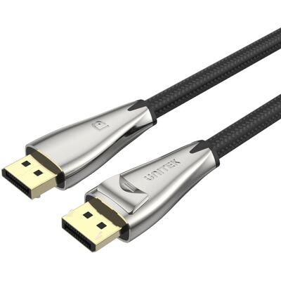 Unitek C1609BNI Cavo DisplayPort 3 m Nero, Argento - Cavo DisplayPort Unitek C1609BNI Cavo DisplayPort 3 m Nero, Argento - Cavo DisplayPort