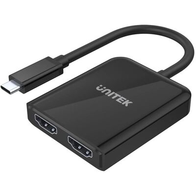 Adaptateur graphique USB Unitek V1408A - Noir - Supporte HDMI 2.0a, 2 écrans - Publicité Adaptateur graphique USB Unitek V1408A - Noir - Supporte HDMI 2.0a, 2 écrans - Publicité