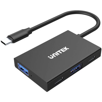Unitek H1302A USB-C Hub - 10Gbps - 2x USB-A - 2x USB-C - Desktop Dockingstation Unitek H1302A USB-C Hub - 10Gbps - 2x USB-A - 2x USB-C - Desktop Dockingstation