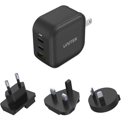 Unitek TRAVEL TRI GaN Musta Laturi - Charger Unitek TRAVEL TRI GaN Musta Laturi - Charger