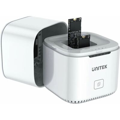 Unitek M.2 PCIe NVMe Docking Station - USB 3.2 Gen 2, SSD + USB Hub - Dockingstation Unitek M.2 PCIe NVMe Docking Station - USB 3.2 Gen 2, SSD + USB Hub - Dockingstation