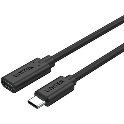Unitek USB-C Kabel - 1m, Schwarz - USB 3.2 Gen 2 Unitek USB-C Kabel - 1m, Schwarz - USB 3.2 Gen 2