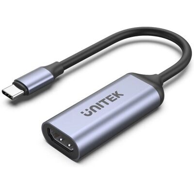 Adaptador USB-C a HDMI Unitek V1416B - Cable de video 0,15m Adaptador USB-C a HDMI Unitek V1416B - Cable de video 0,15m
