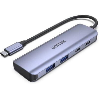 Unitek H1107K USB-C Dockingstation 4xUSB 3.1 Gen1 - USB-Hub Unitek H1107K USB-C Dockingstation 4xUSB 3.1 Gen1 - USB-Hub