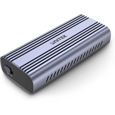 Unitek Grau M.2 PCIe NVMe/SATA SSD-Gehäuse - Unterstützt USB 3.2 Unitek Grau M.2 PCIe NVMe/SATA SSD-Gehäuse - Unterstützt USB 3.2