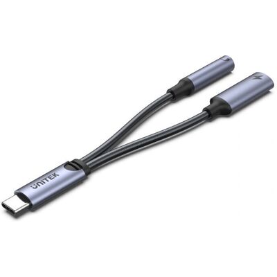 Unitek M205A Audio-Adapter - USB-C auf 3,5 mm - 60W Unitek M205A Audio-Adapter - USB-C auf 3,5 mm - 60W