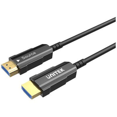 Câble HDMI Unitek C11072BK-30M - 4K 60Hz, Fibre Optique, Noir Câble HDMI Unitek C11072BK-30M - 4K 60Hz, Fibre Optique, Noir