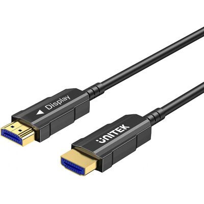 Kabel Opticzny HDMI Unitek 50M - 4K 60Hz - Czarny - HDMI 2.0 Kabel Opticzny HDMI Unitek 50M - 4K 60Hz - Czarny - HDMI 2.0