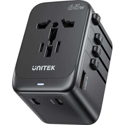 Unitek - P1122ABK01 - 65 W PD - Universal - Travel charger Unitek - P1122ABK01 - 65 W PD - Universal - Travel charger