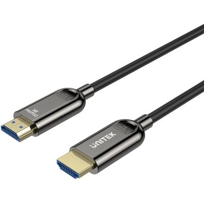 Câble HDMI Unitek C11085GY01-40M - 8K, 120Hz, Noir - Publicité Câble HDMI Unitek C11085GY01-40M - 8K, 120Hz, Noir - Publicité