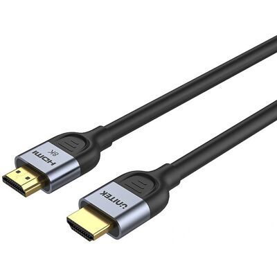 Unitek C11086GY01 - Câble HDMI 3M - Supporte 8K 60Hz - Publicité Unitek C11086GY01 - Câble HDMI 3M - Supporte 8K 60Hz - Publicité