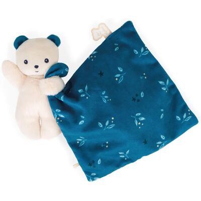 Kaloo Microvelour Recycled Eco Baby Comforter - Sleepy Bear Kaloo Microvelour Recycled Eco Baby Comforter - Sleepy Bear