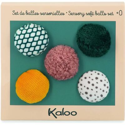 Kaloo Stimuli Sensory Soft Balls - 5 pc Multicolor Kaloo Stimuli Sensory Soft Balls - 5 pc Multicolor