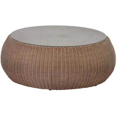 MYLIA Whiteheaven Gartentisch - Rund 92x92x35cm - Gartenmöbel MYLIA Whiteheaven Gartentisch - Rund 92x92x35cm - Gartenmöbel