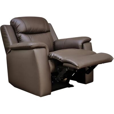Divano relax in pelle Evasion - Marrone - Mobili relax Divano relax in pelle Evasion - Marrone - Mobili relax