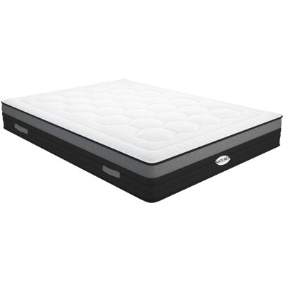 NATUREA Matelas Amarante à Ressorts Ensachés - 7 Zones, Mémoire - 160x200cm - Publicité NATUREA Matelas Amarante à Ressorts Ensachés - 7 Zones, Mémoire - 160x200cm - Publicité