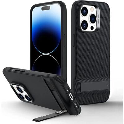 Διαφανές μαύρο θήκη για iPhone 14 Pro Max - ESR Air Shield Boost Kickstand Διαφανές μαύρο θήκη για iPhone 14 Pro Max - ESR Air Shield Boost Kickstand